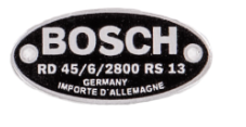 BMW R35 Nameplate BOSCH