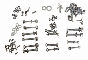 Steib TR500 Śruby nierdzewne polerowane zestaw tr500 na gumach