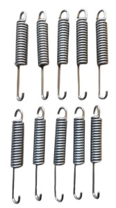 BWW R25/3 Polished stainless steel central foot spring 10 pcs.