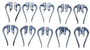 BMW R12 Steering wheel handles steel 25mm 10 pcs