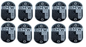 BMW R12 Nameplate 10 pcs
