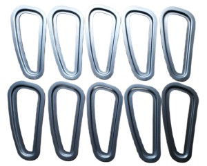 BMW R26 Right tank plate 10 pcs